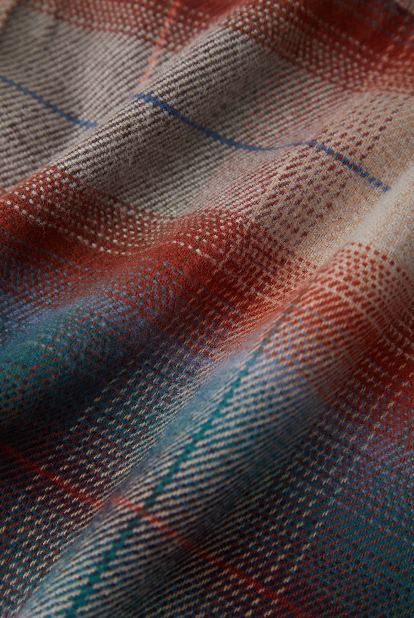 Men's Bowery Flannel in the color Multi Shadow - Additional Laydown image