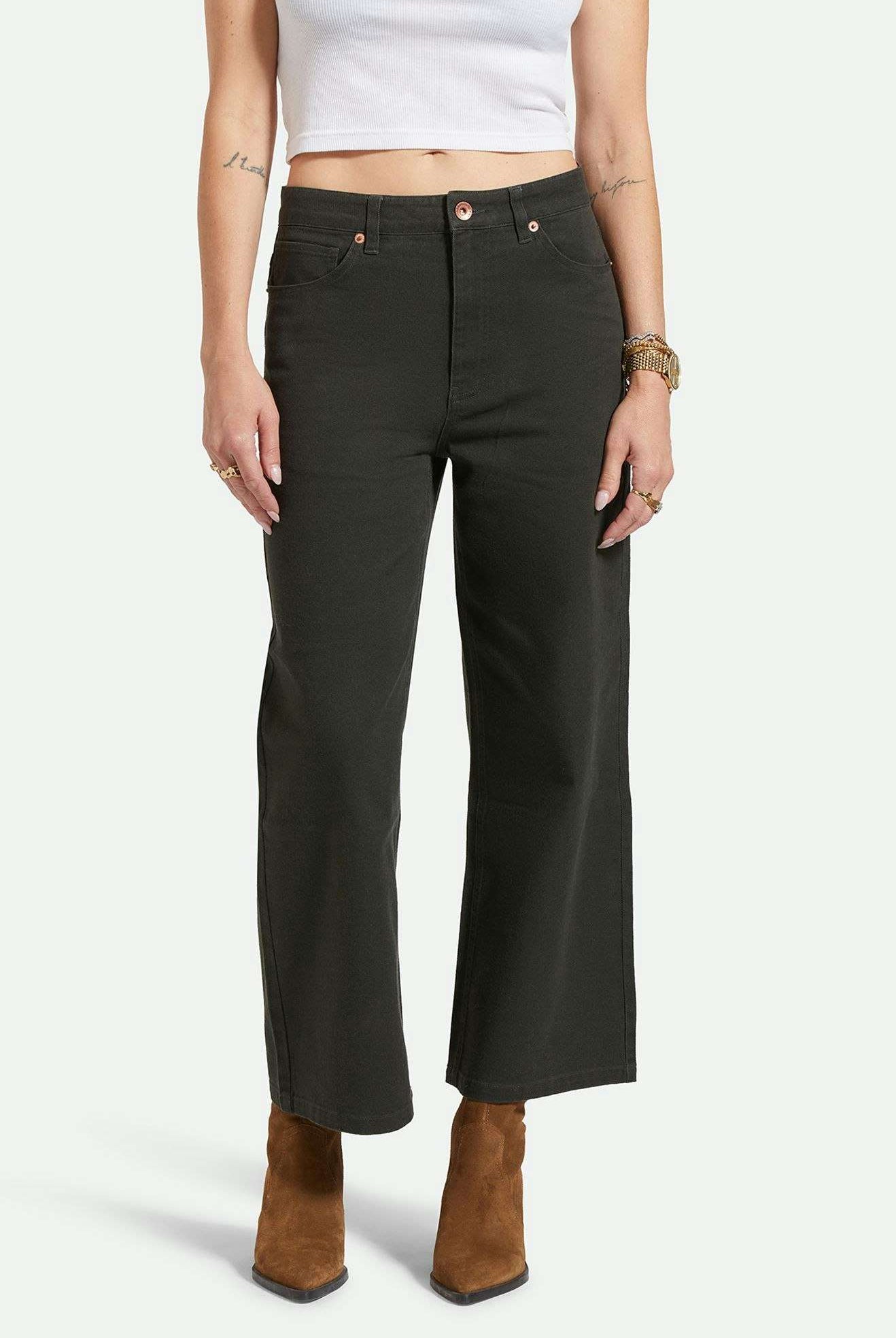 Women's Lifestyle 1 | Margo Cropped 5-Pocket Pant - Washed Black