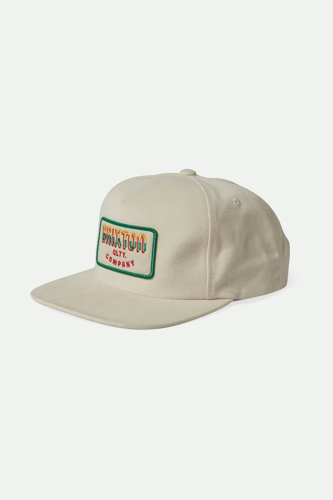 Brixton Men's Neighbor MP Snapback - Off White Sol Wash | Profile