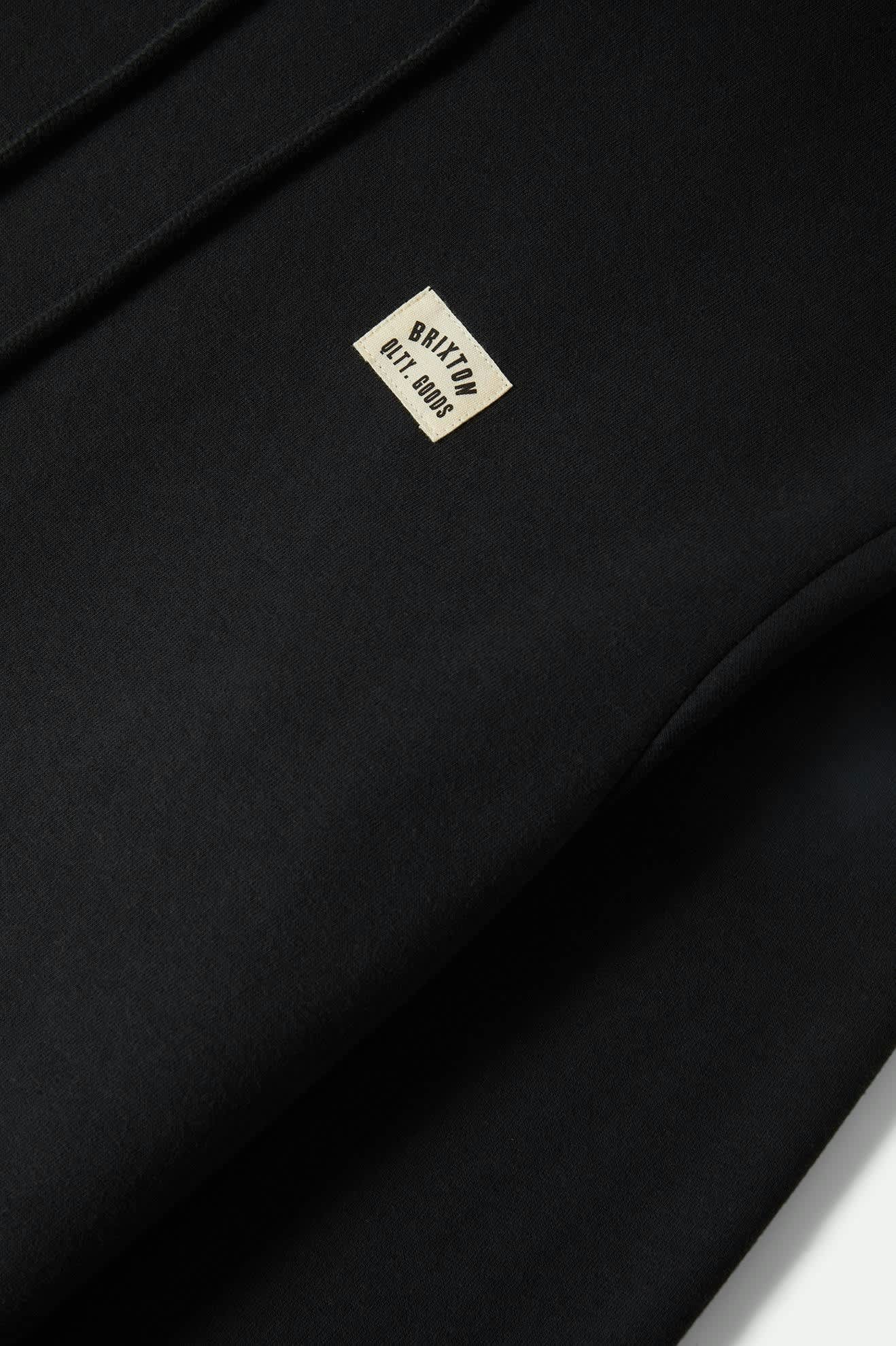 Men's Woodburn Hoodie in the color Black - Additional Laydown image