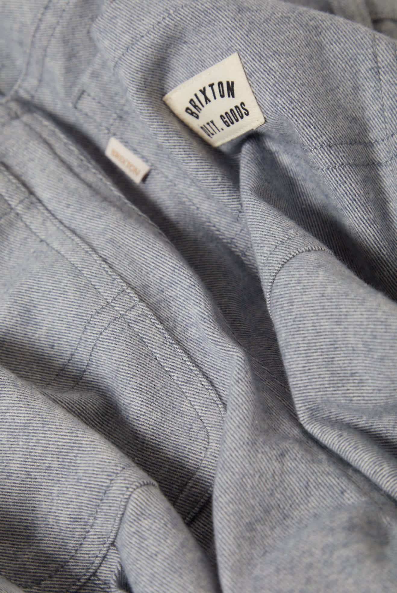 Women's Essex Patched Painter Pant in the color Brushed Blue - Additional Laydown image