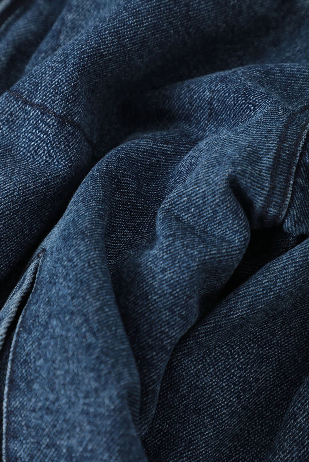 Men's Mechanic Garage Zip Lined Jacket in the color Rinse Denim - Additional Laydown image
