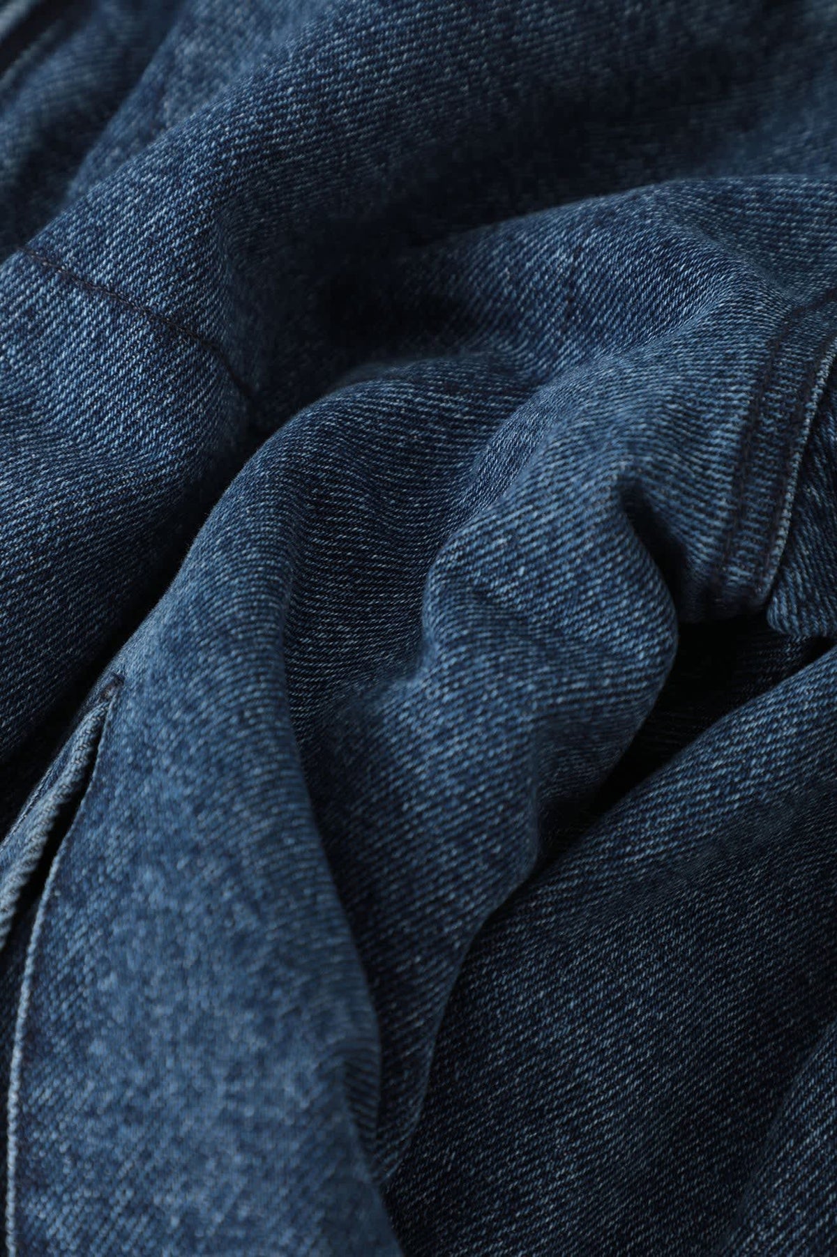 Men's Mechanic Garage Zip Lined Jacket in the color Rinse Denim - Additional Laydown image