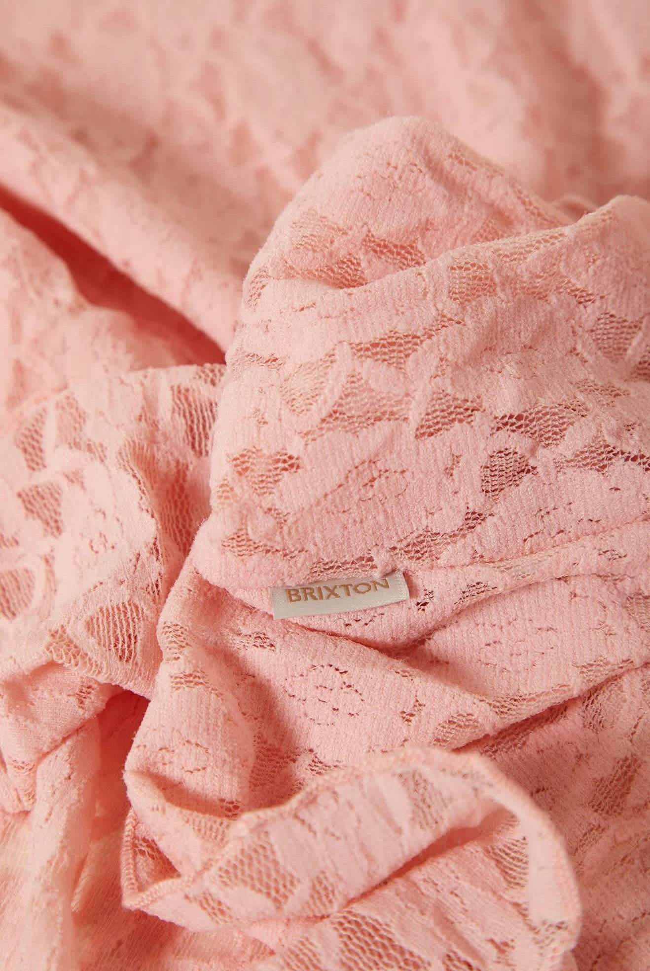 Women's Dolly Slim L/S Knit T-Shirt in the color Mellow Rose - Additional Laydown image