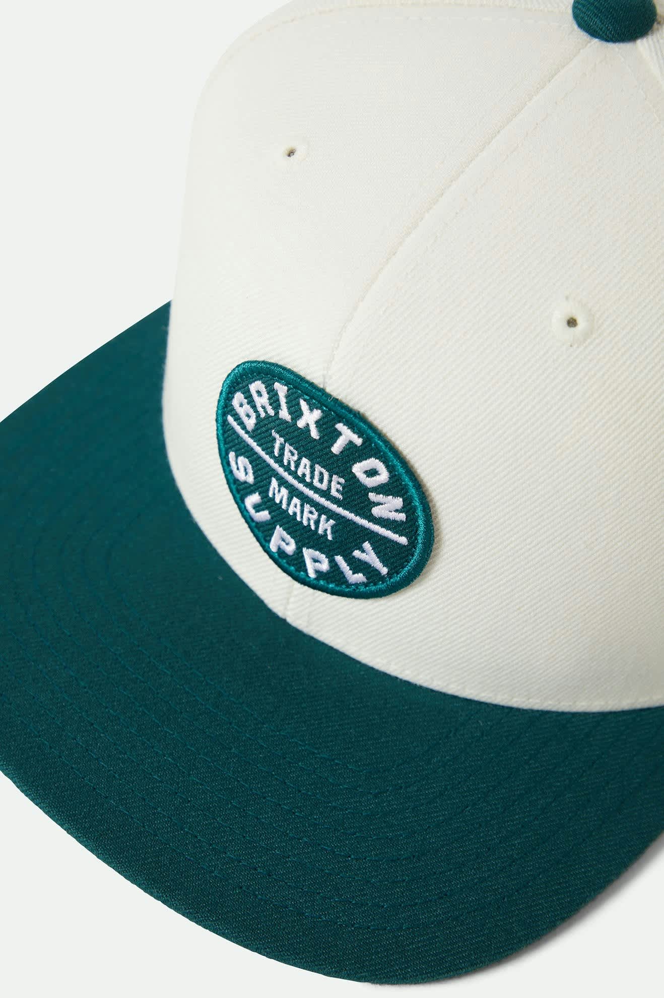 Unisex Oath III Snapback in the color Off White/Night Sage - Additional Laydown image
