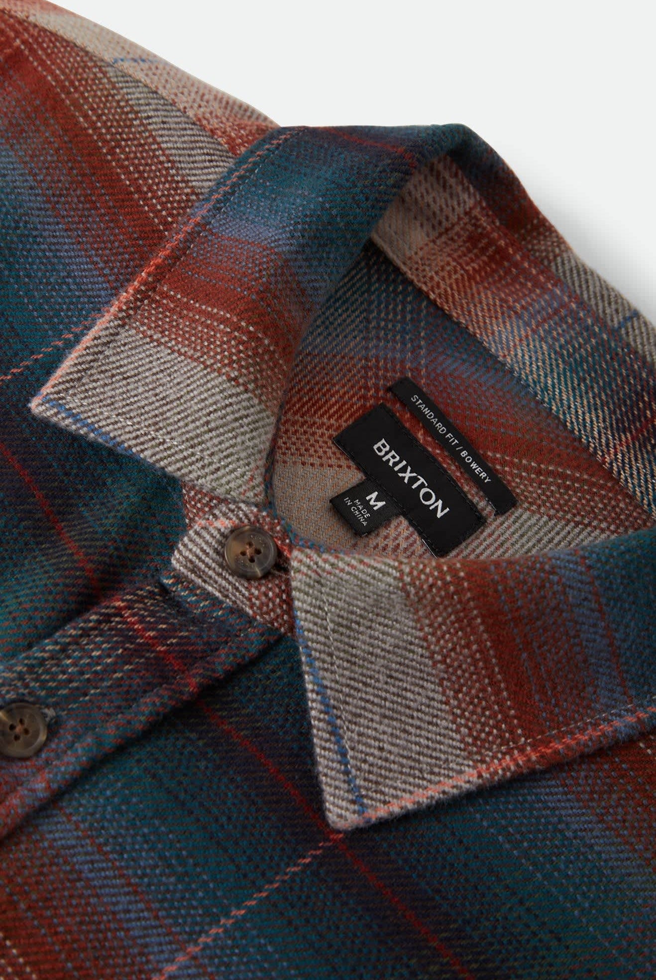 Men's Bowery Flannel in the color Multi Shadow - Additional Laydown image