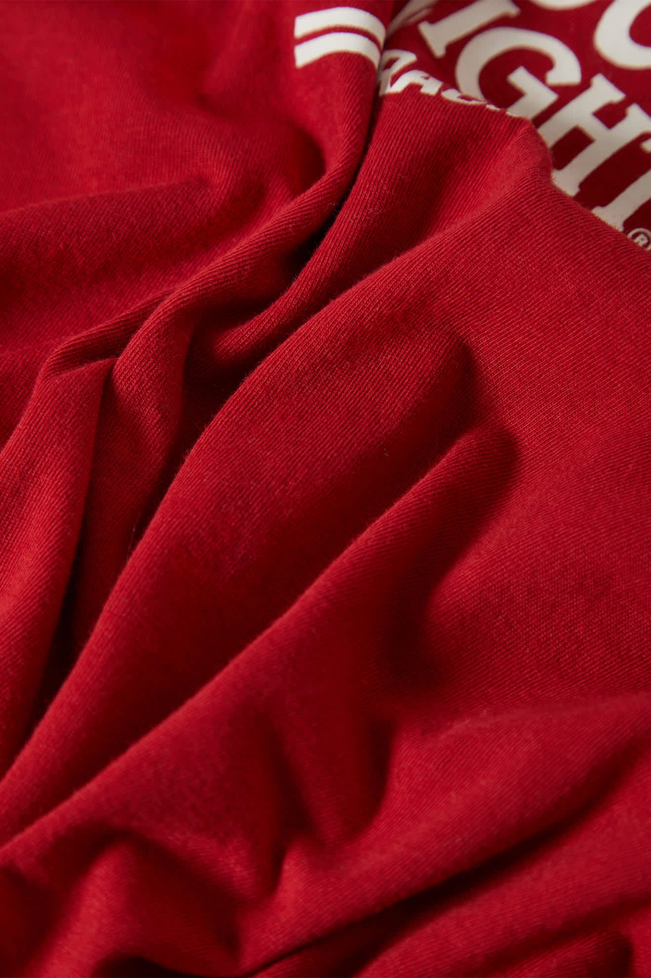 Women's Coors Light Racing Fitted T-Shirt in the color Coors Red - Additional Laydown image