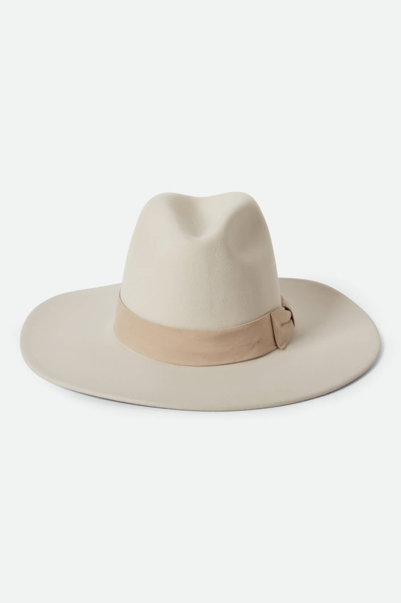 Unisex Layton Comfort Fedora in the color Dove/Sand - Additional Laydown image