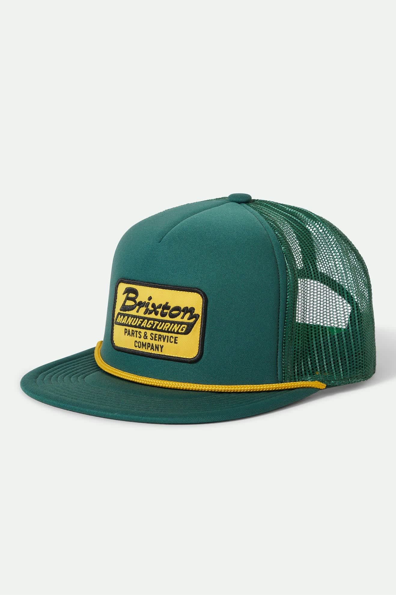 Unisex Township Netplus Trucker Hat in the color Pine Needle/Pine Needle - Front Product View