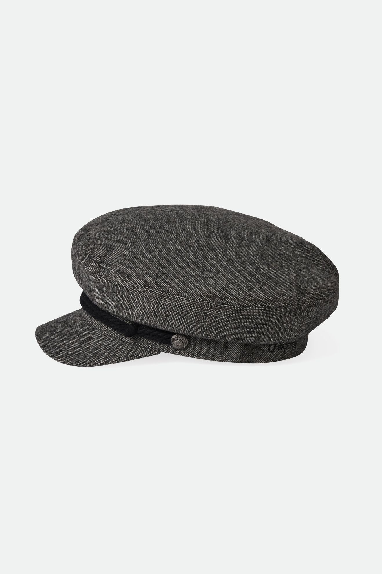 Brixton Unisex Fiddler Fisherman Cap - Grey/Black | Extra Shot