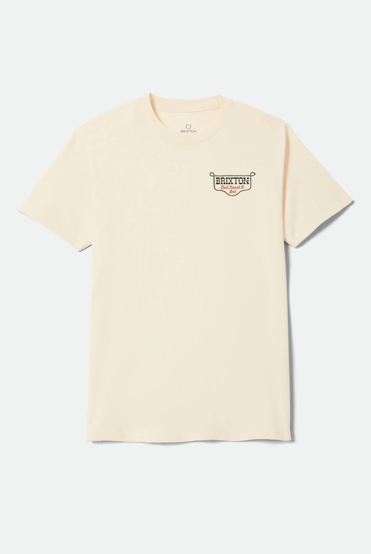 Men's Kinsey Standard T-Shirt in the color Cream - Front Product Laydown Image