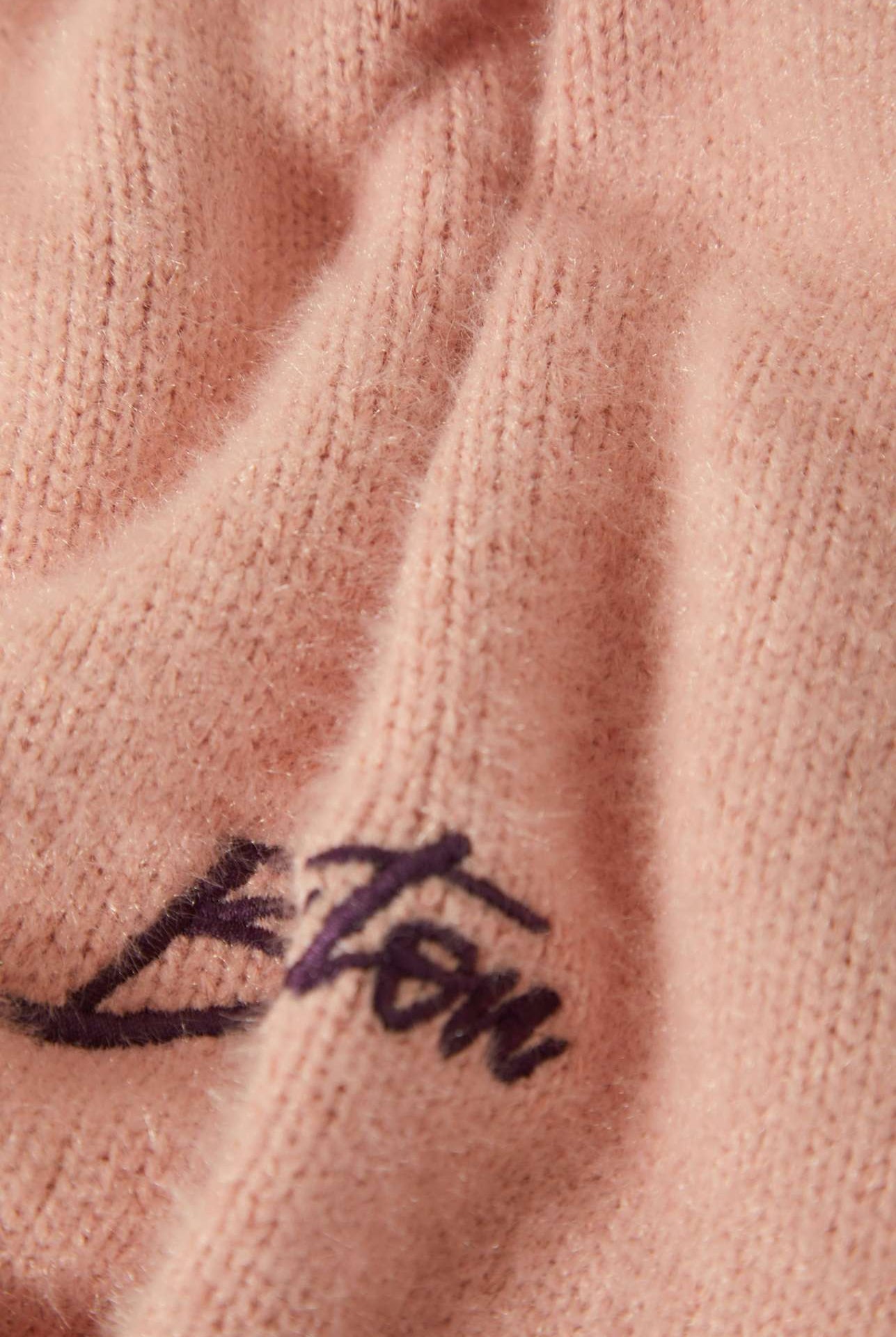 Women's Town Cardigan in the color Mellow Rose - Additional Laydown image