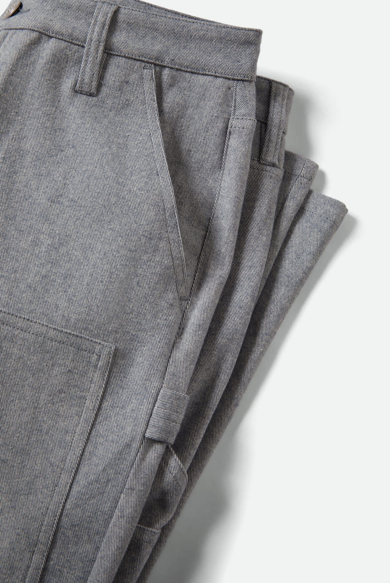 Women's Essex Patched Painter Pant in the color Brushed Blue - Additional Laydown image