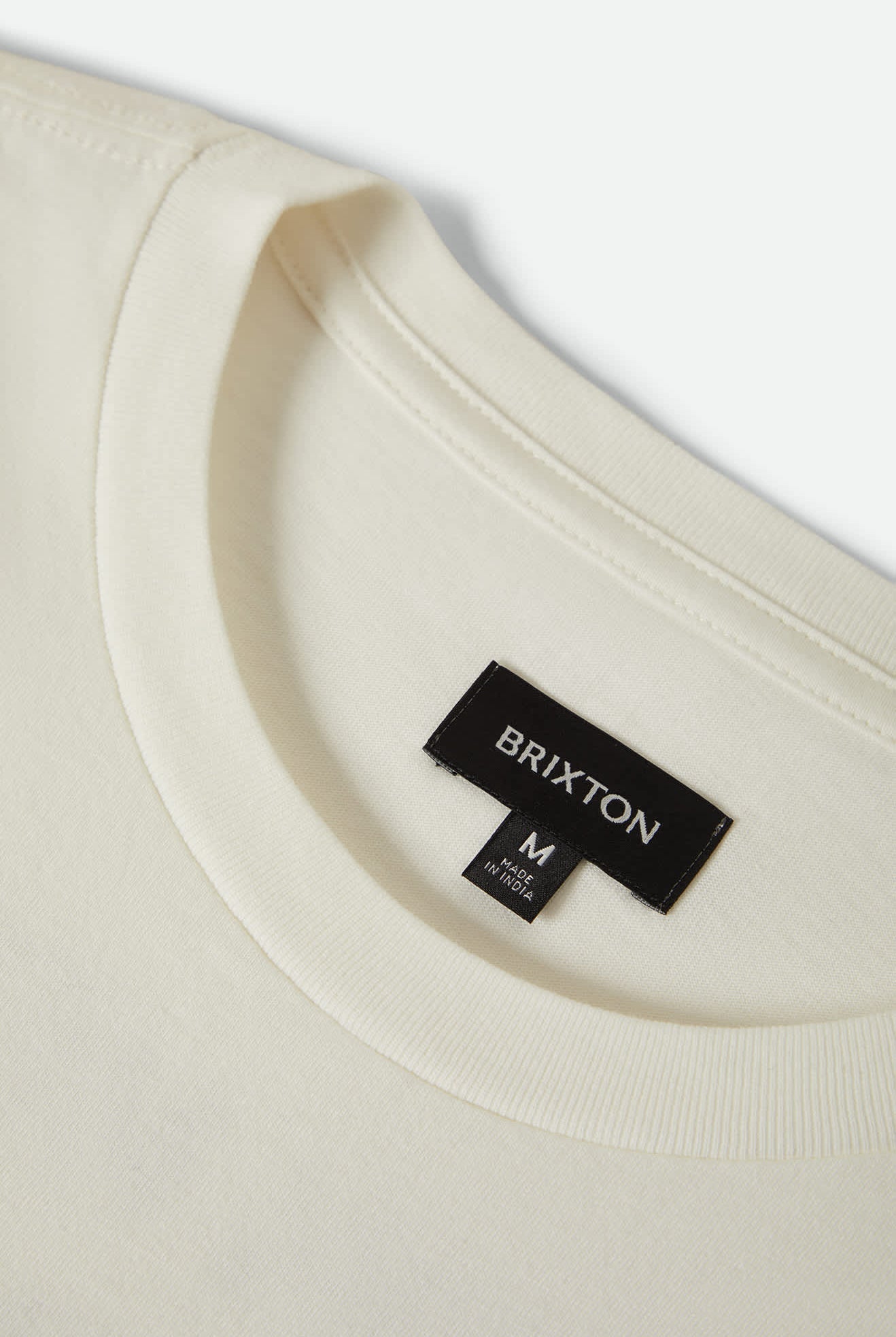 Men's Gage S/S T-Shirt in the color Off White Worn Wash - Additional Laydown image