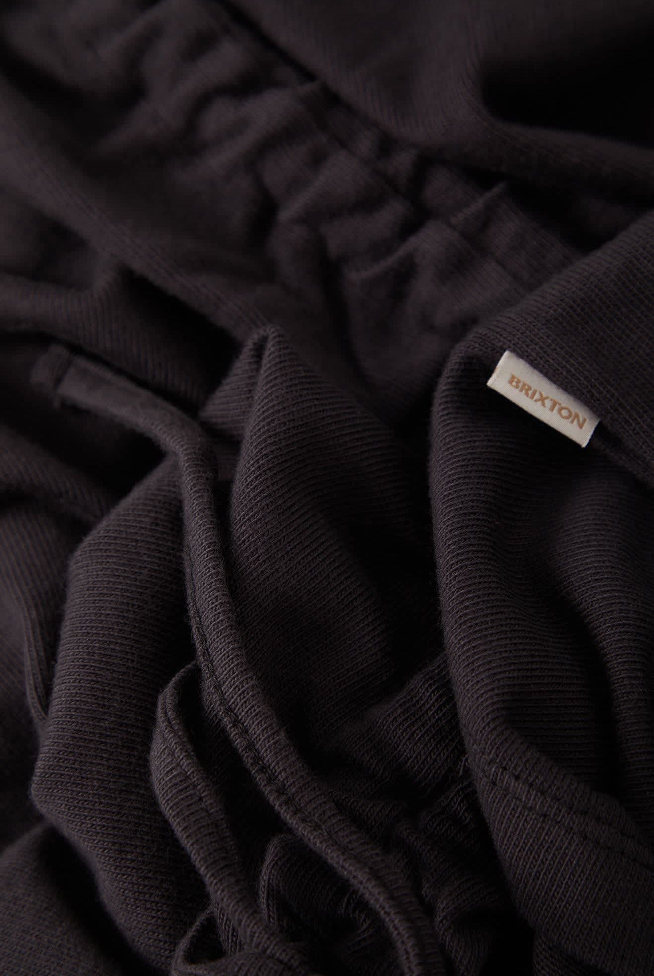 Women's Carefree Organic Garment Dye T-Shirt Dress in the color Black - Additional Laydown image
