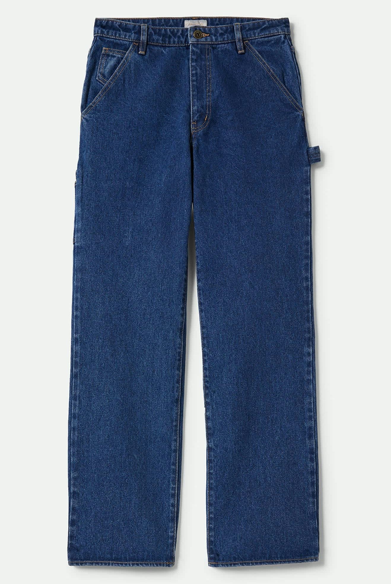 Women's Essex Painter Pant in the color Medium Denim - Front Product View