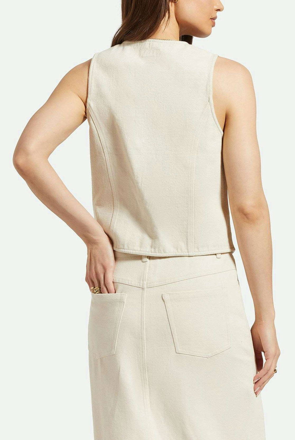 Back Fit Image | Ryder Vest - Whitecap