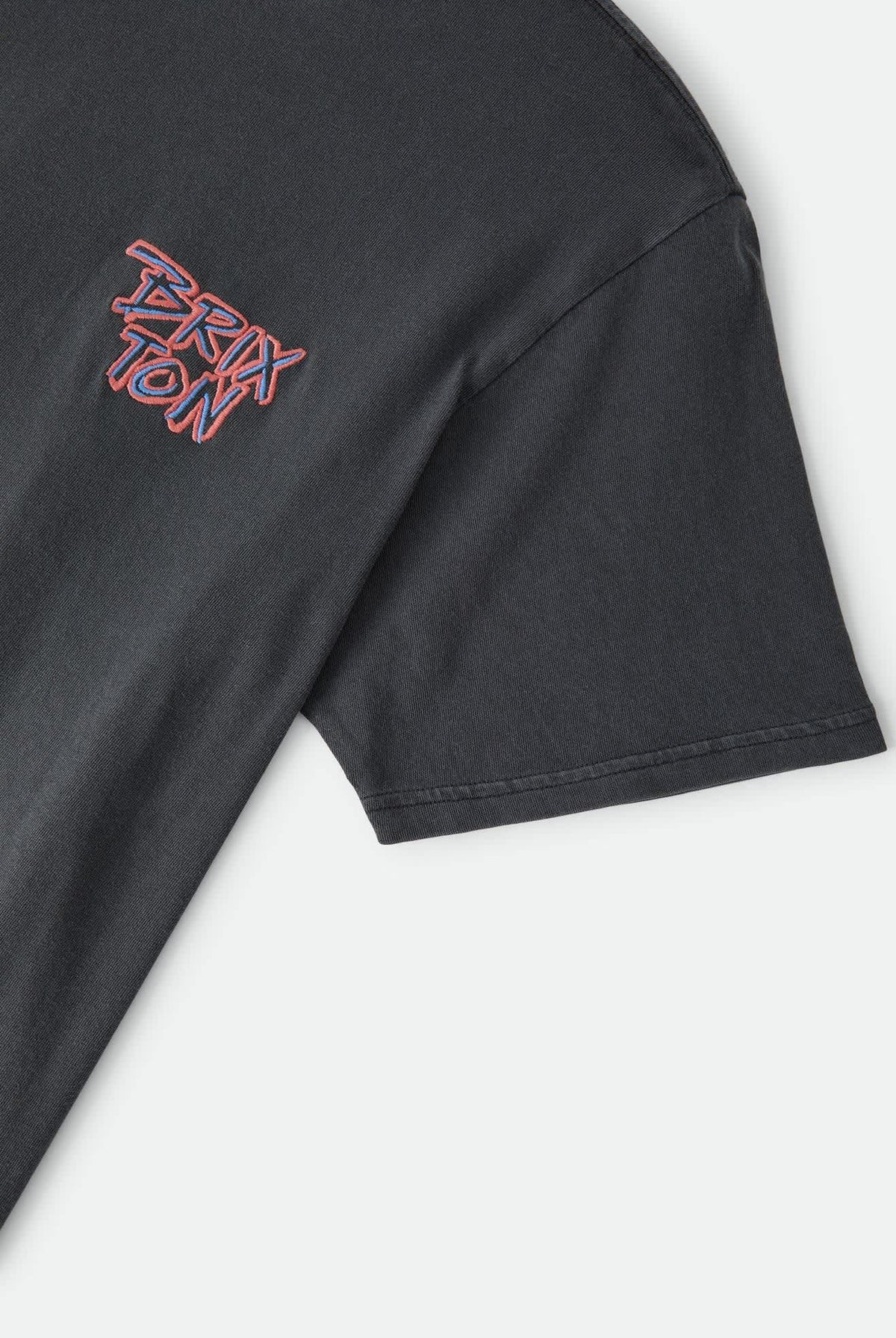 Men's Rockton Standard T-Shirt in the color Black Worn Wash - Additional Laydown image