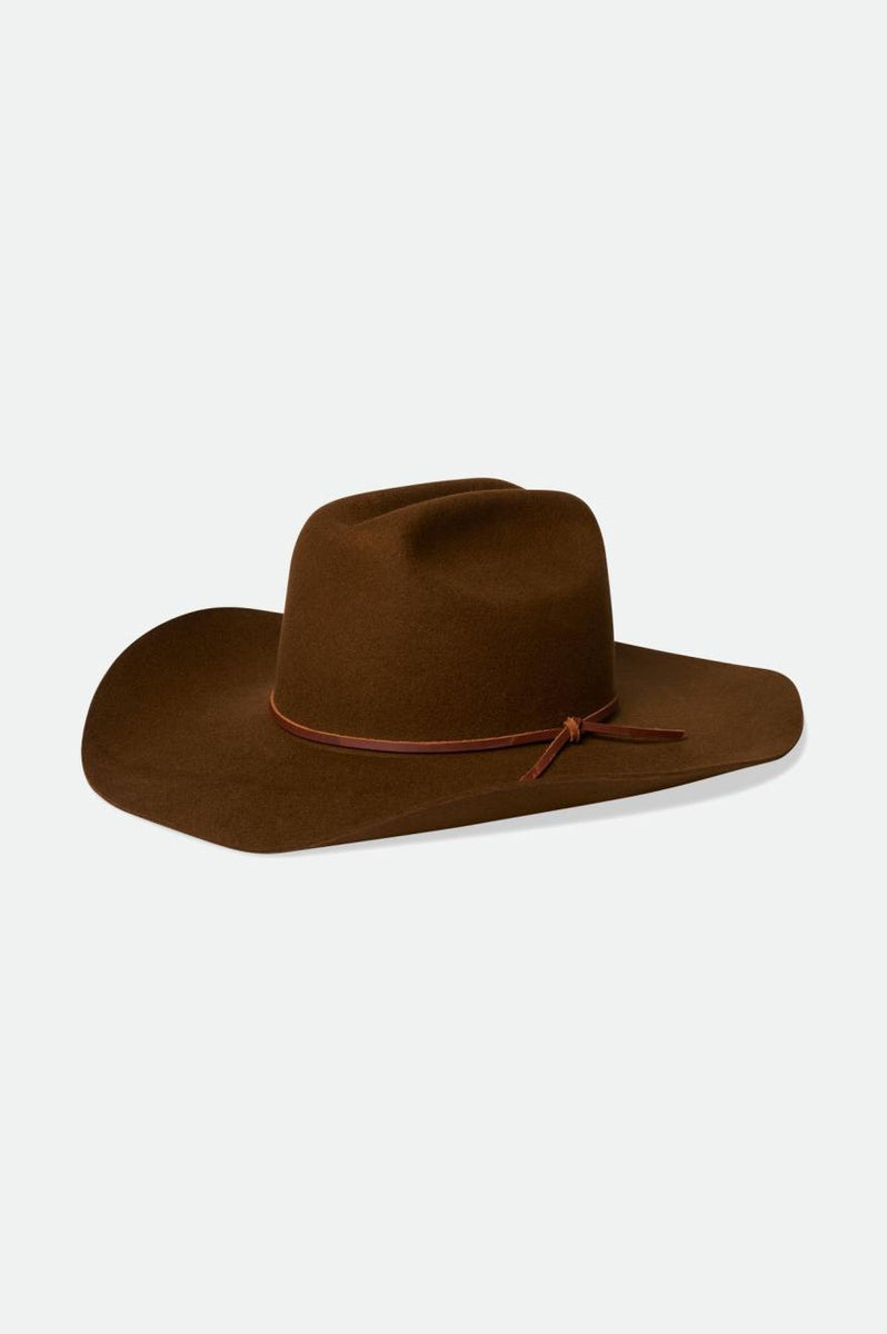 Unisex El Paso Reserve Cowboy Hat In The Color Coffee – Brixton