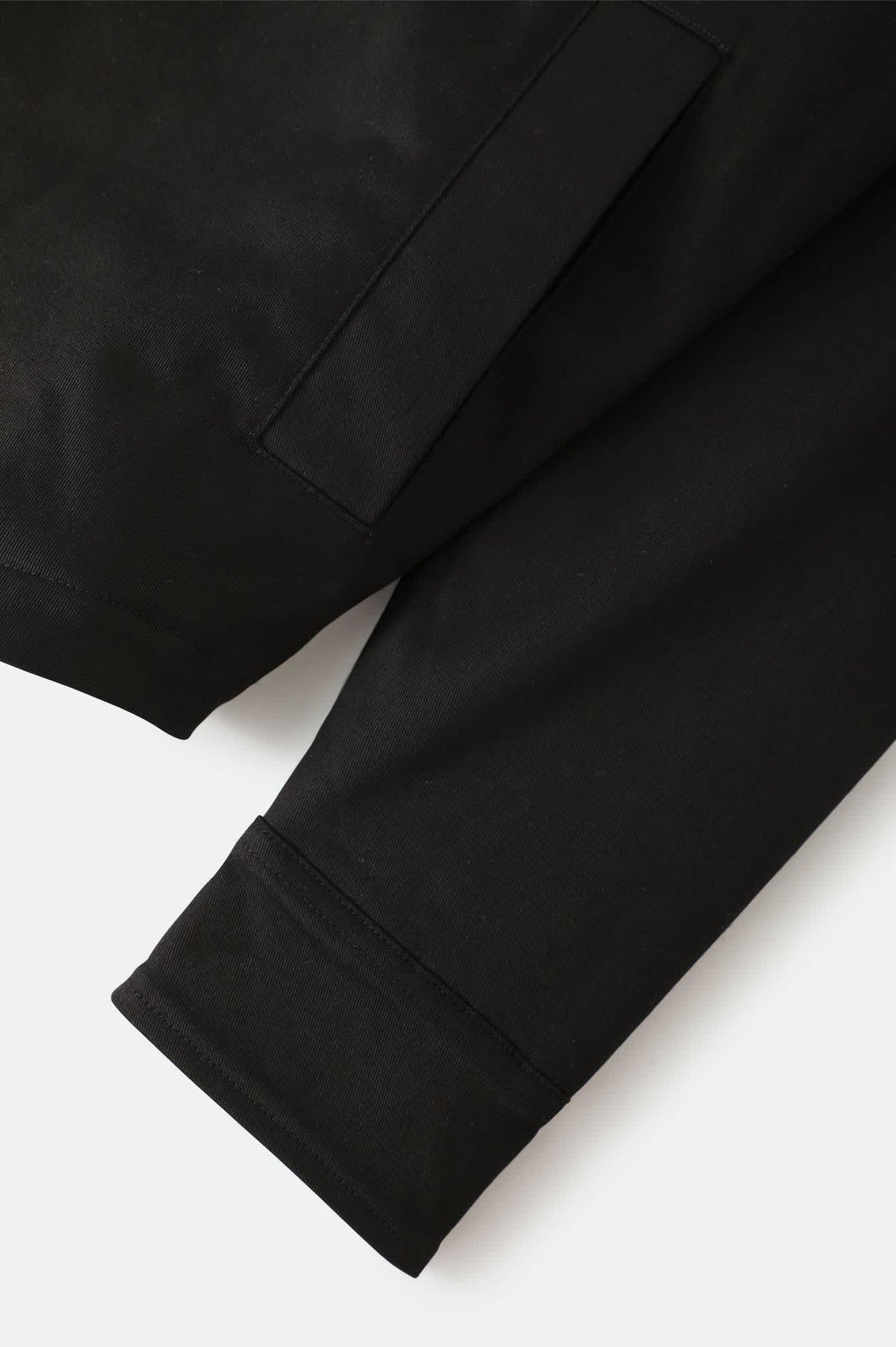 Men's Builders Stretch Lined Jacket in the color Black - Additional Laydown image