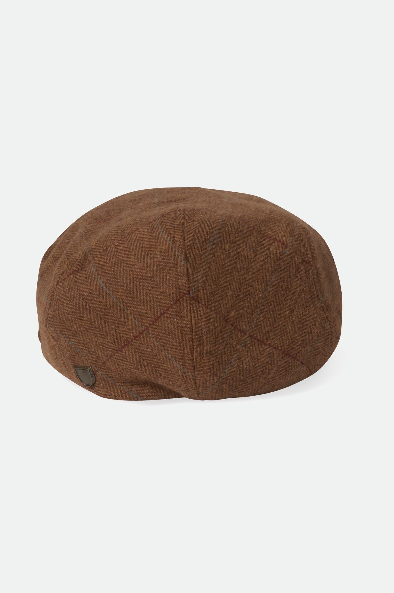 Brixton Unisex Hooligan Lightweight Flat Cap - Brown/Light Brown | Back