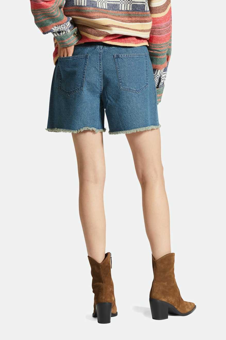 Women's Fit, Back View | Lomas Short - Vintage Indigo