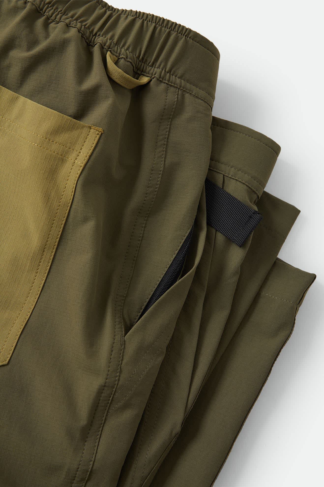 Men's Journey Utility Pant in the color Dark Olive/Olive Surplus - Additional Laydown image