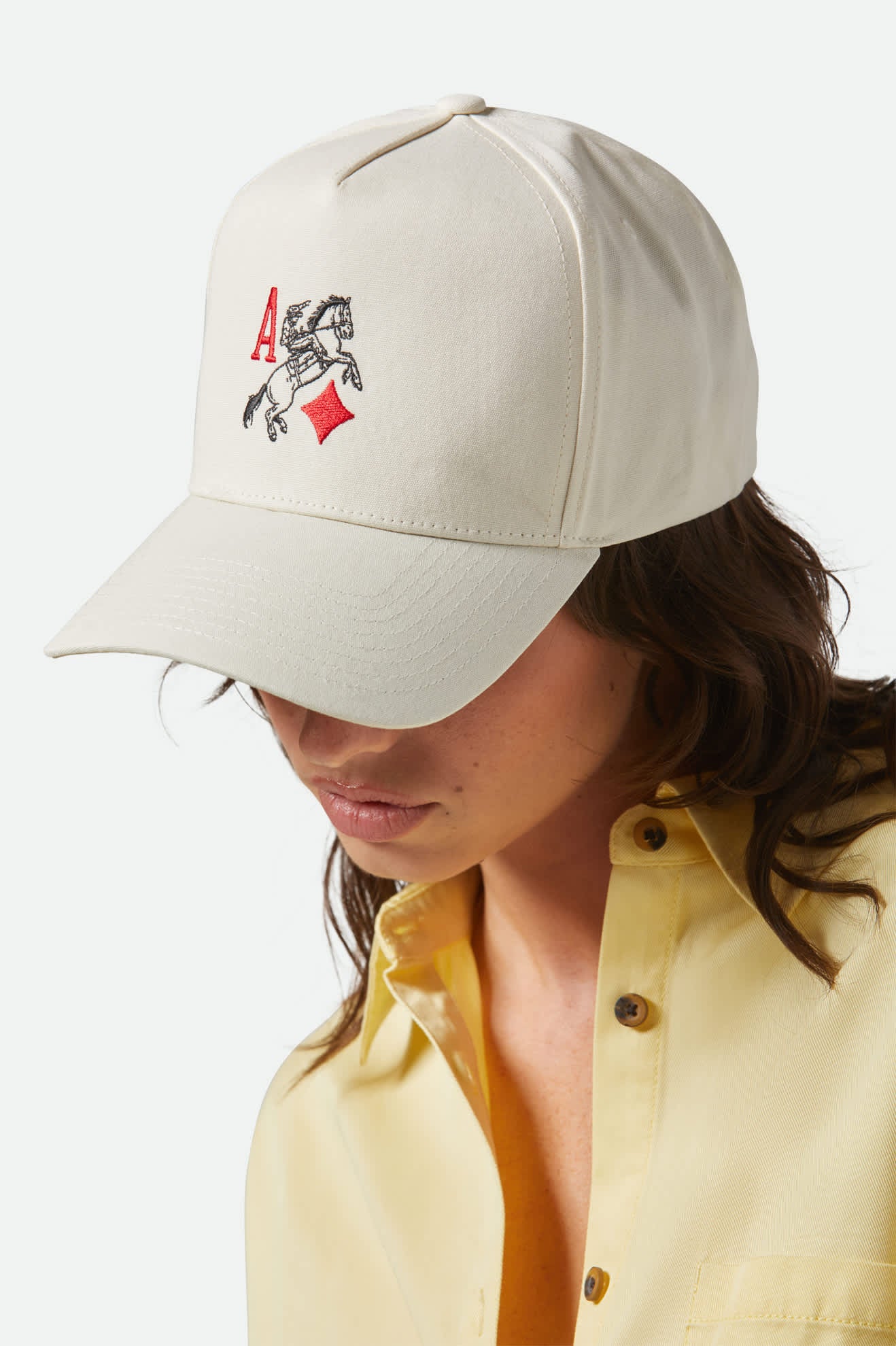 Women's Aces Netplus Snapback in the color Whitecap - Women's Front View
