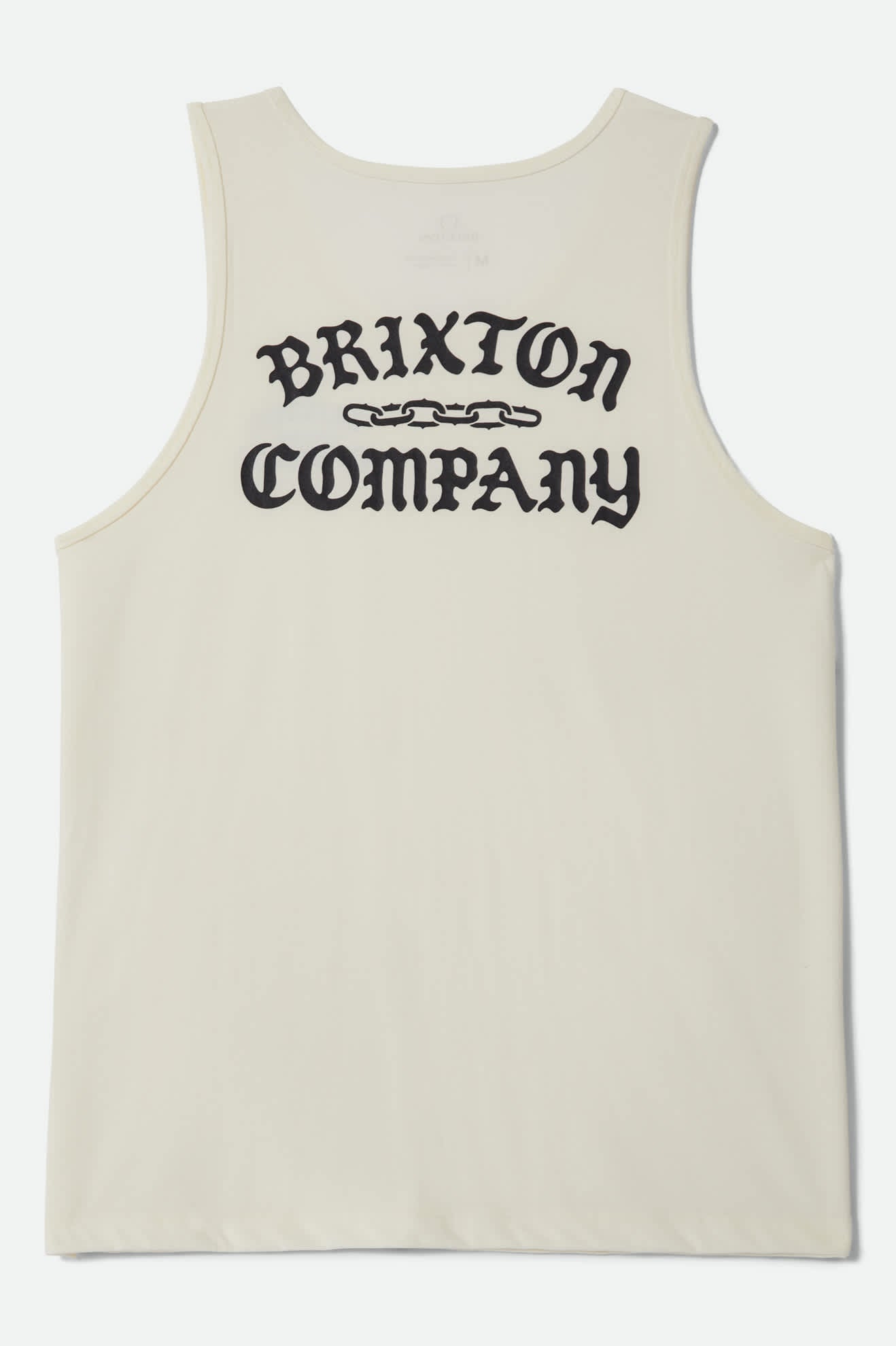 Men's Chains Tank Top in the color Off White - Additional Laydown image
