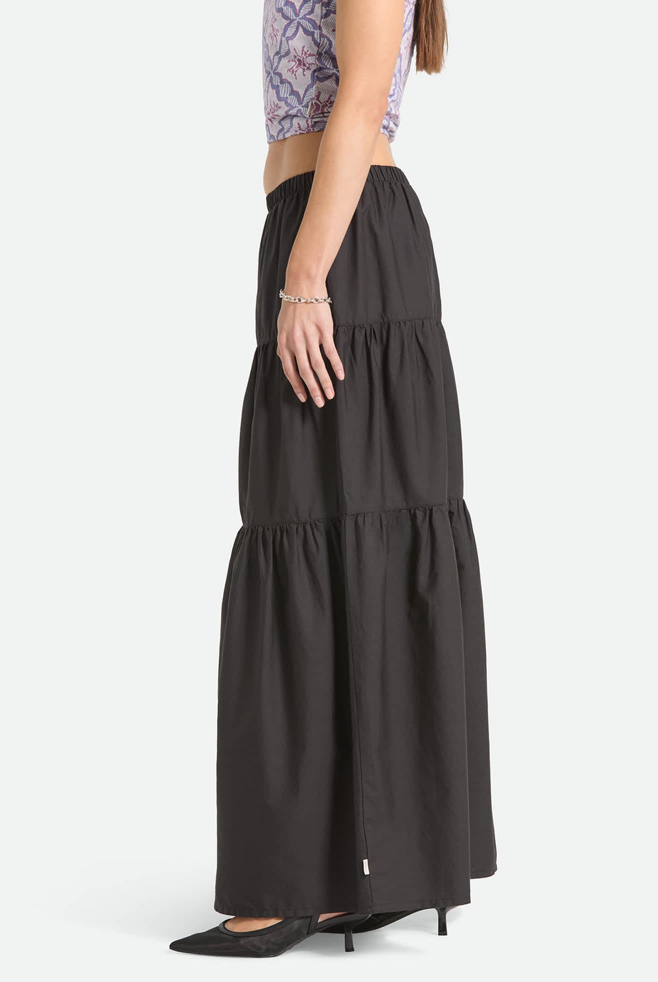 Women's The Abigail Skirt in the color Black - Women's Side View