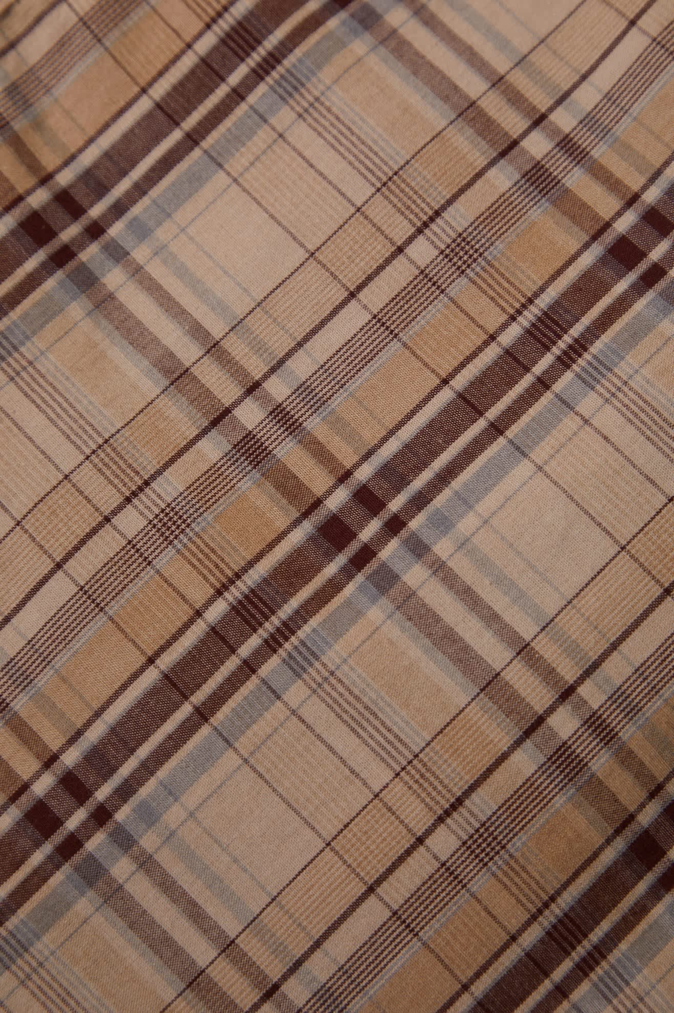 Men's Wayne Western S/S Shirt in the color Western Plaid - Additional Laydown image