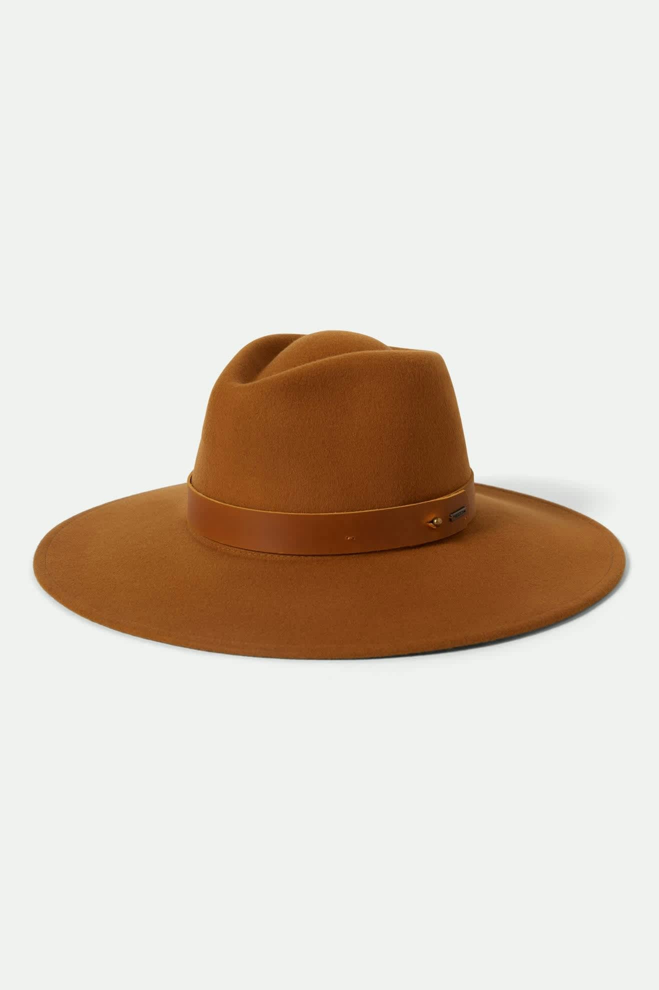 Women's Eleanor Felt Packable Hat in the color Washed Copper - Front Product View