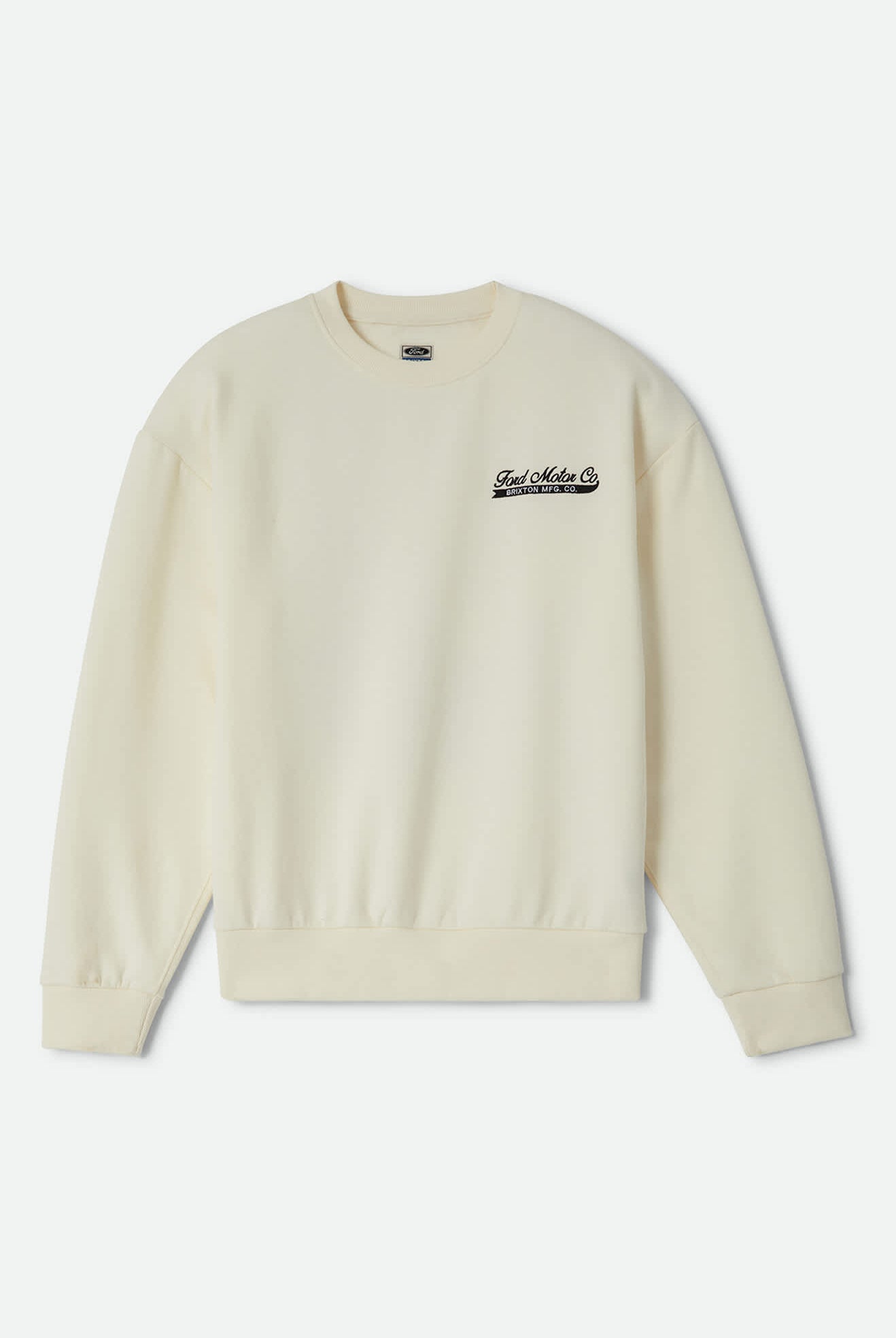 Men's Ford 71 Pickup Crew in the color Wimbledon White - Front Product Laydown Image