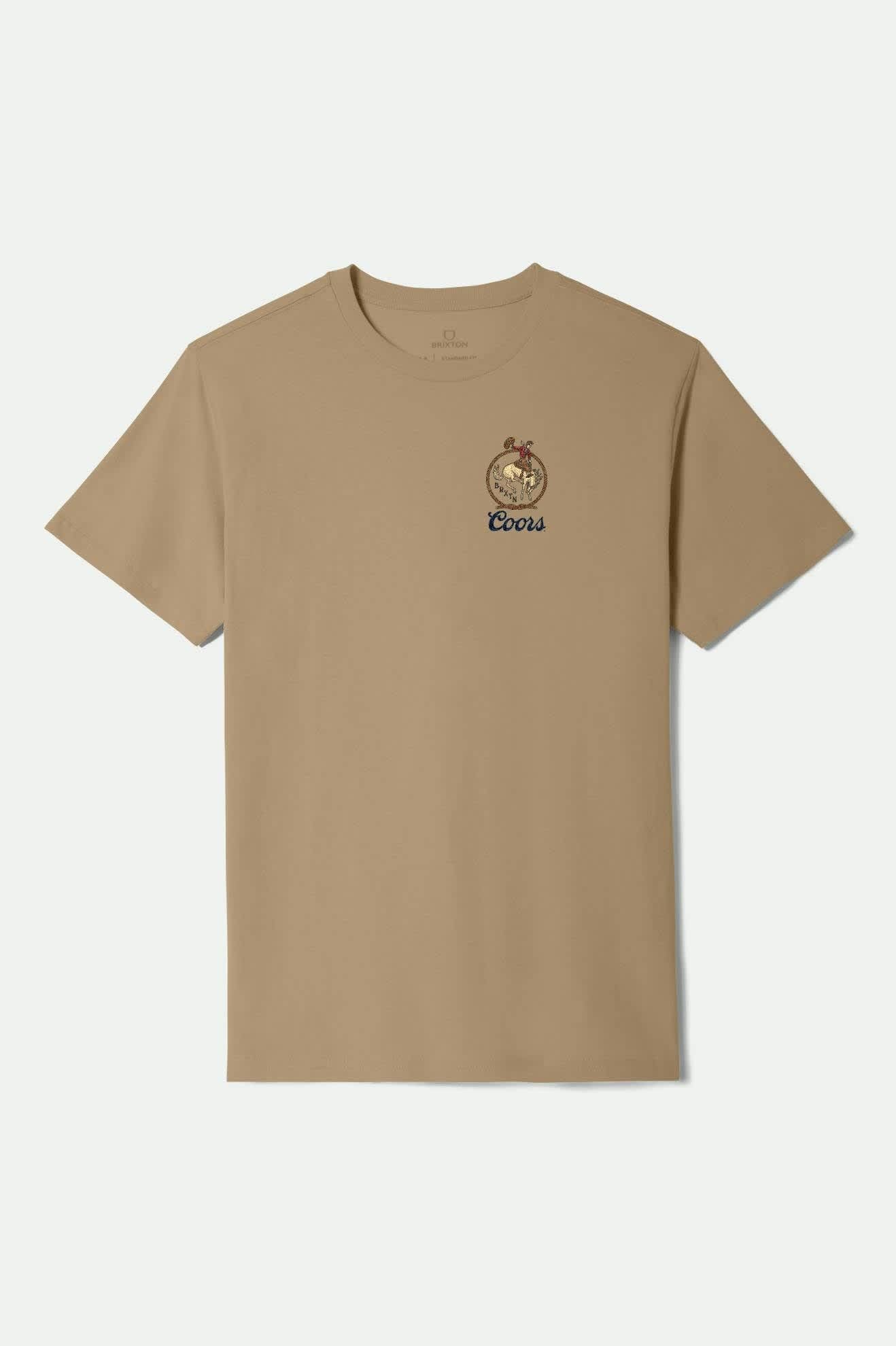 Men's Coors Omaha S/S Standard T-Shirt in the color Tan - Front Product View