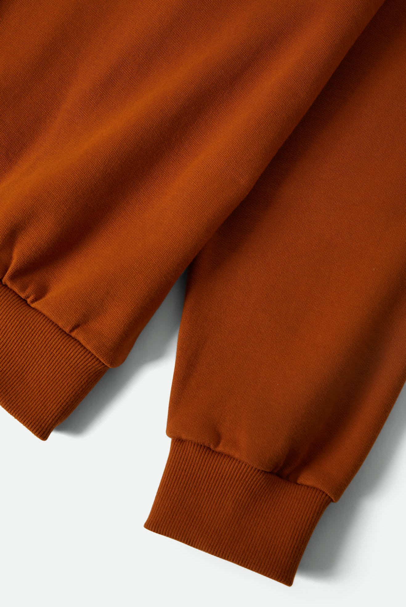 Men's Embroidered Heavyweight Crew in the color Rustic Caramel - Additional Laydown image