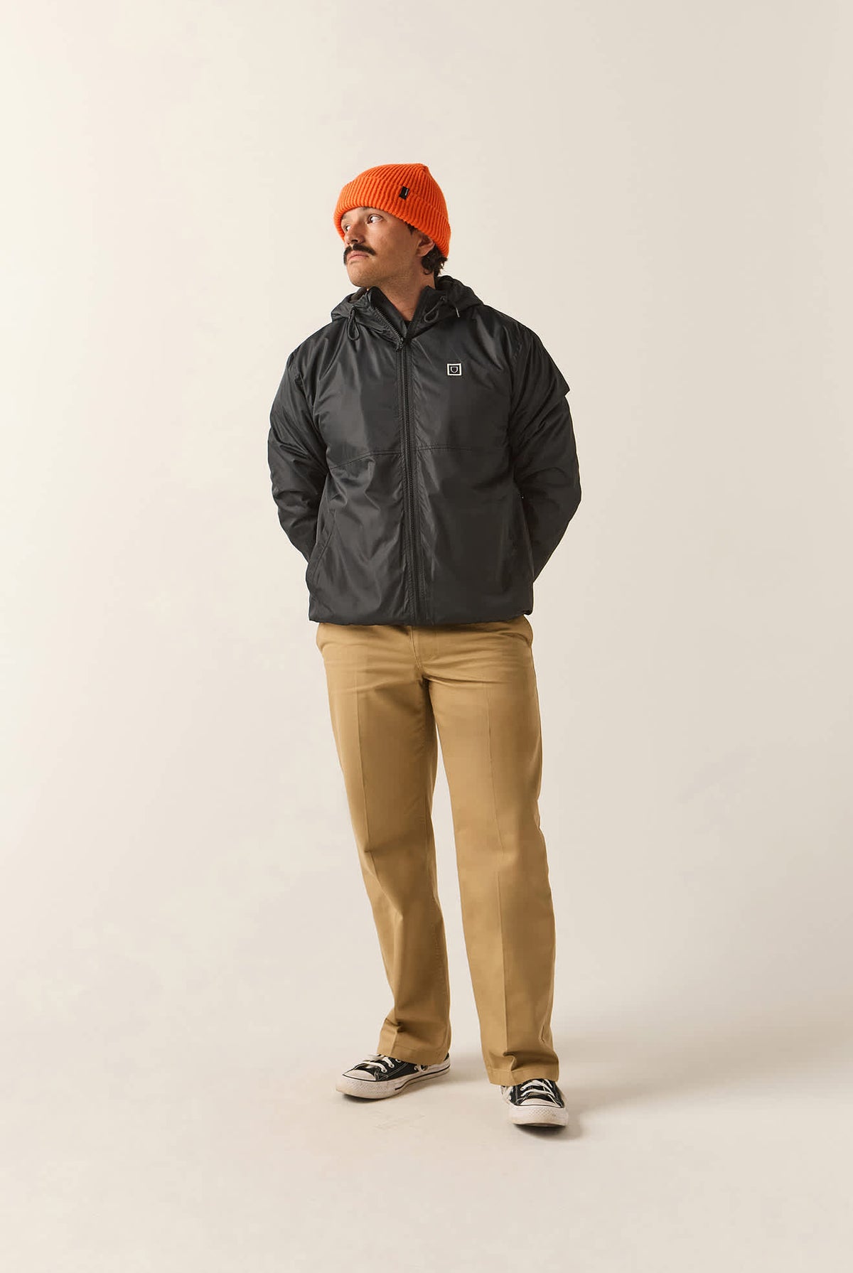 Men's Claxton Lined Jacket in the color Black - Additional Fit image