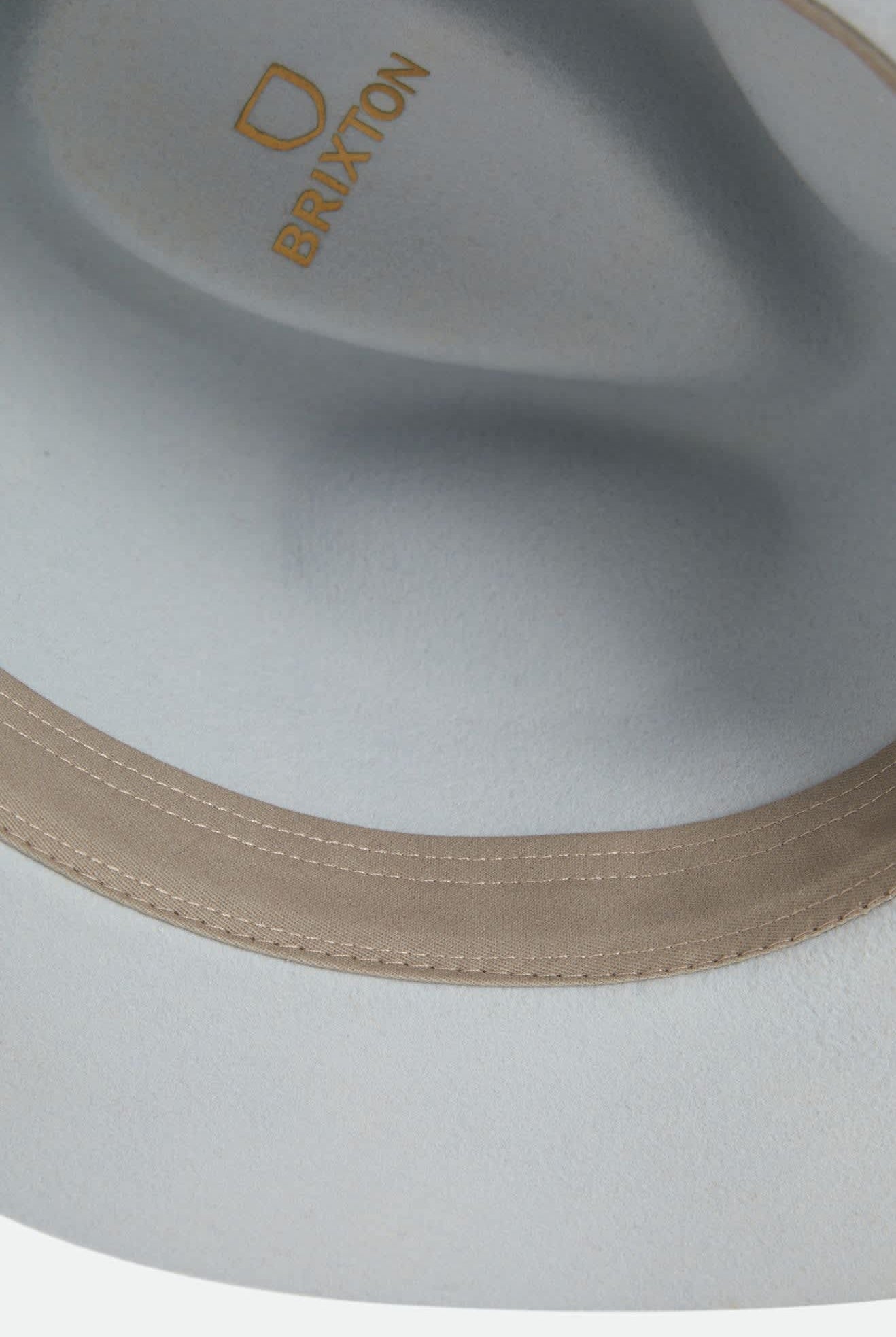 Unisex Wesley Fedora in the color Blue Aruba - Additional Laydown image