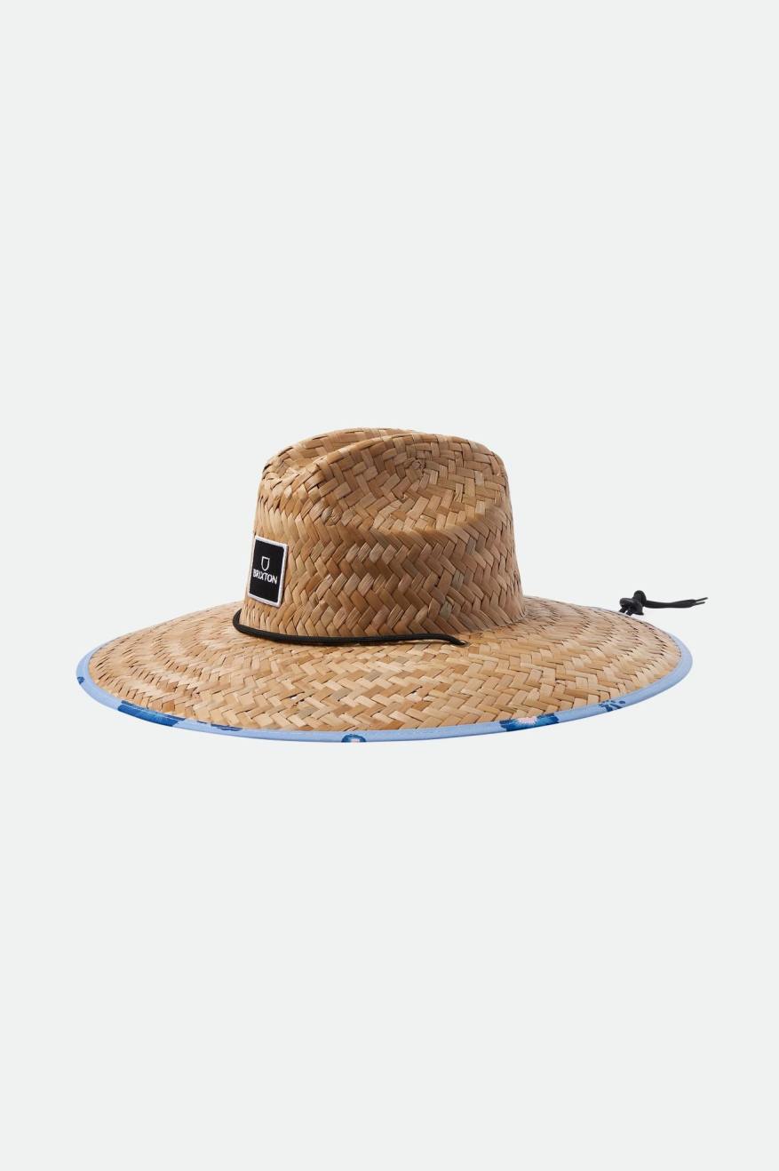 Alpha Square Lifeguard Hat - Tan/Dusty Blue