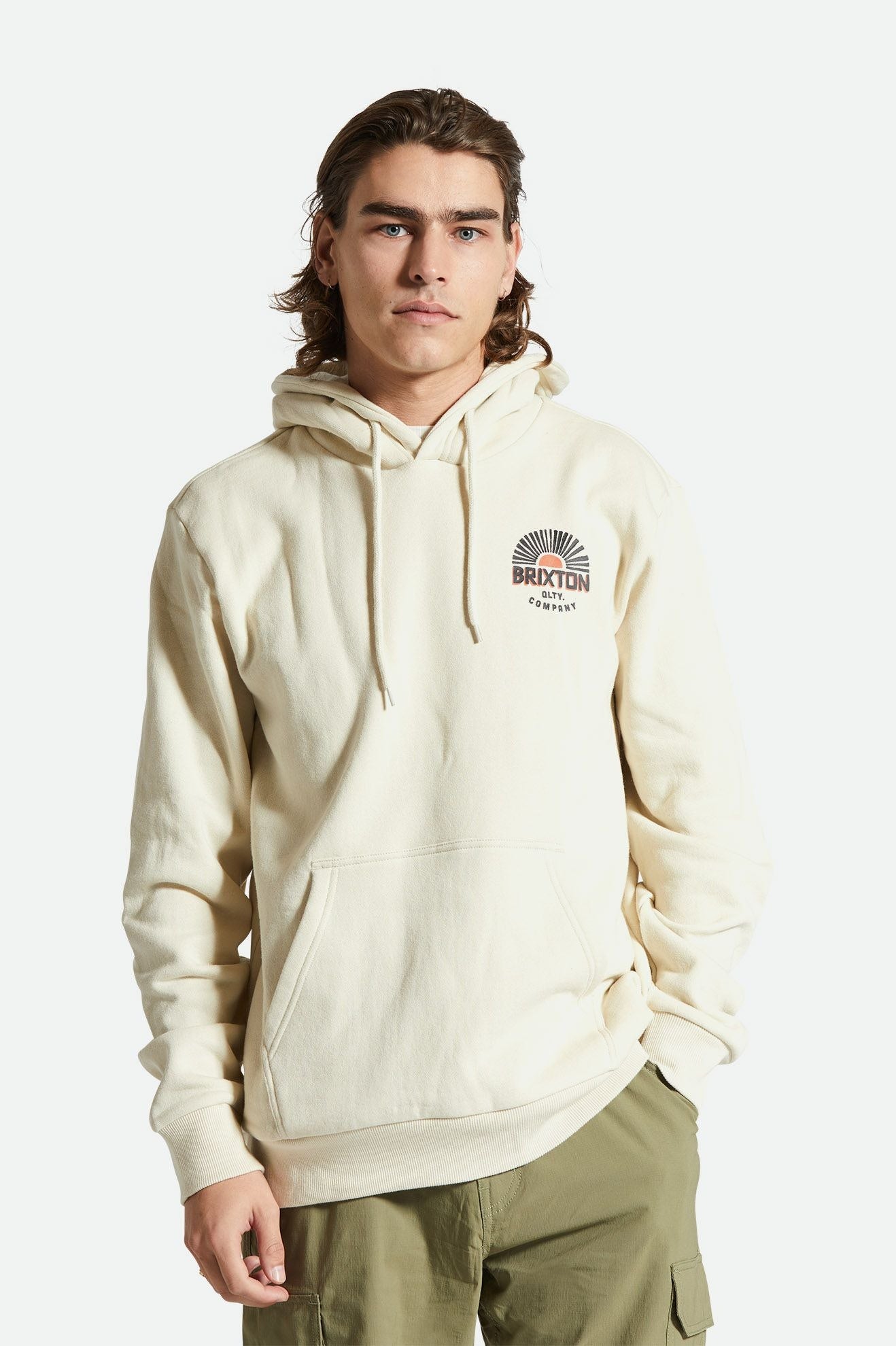 Men's Fit, Front View | Rising Sun Hood - Whitecap