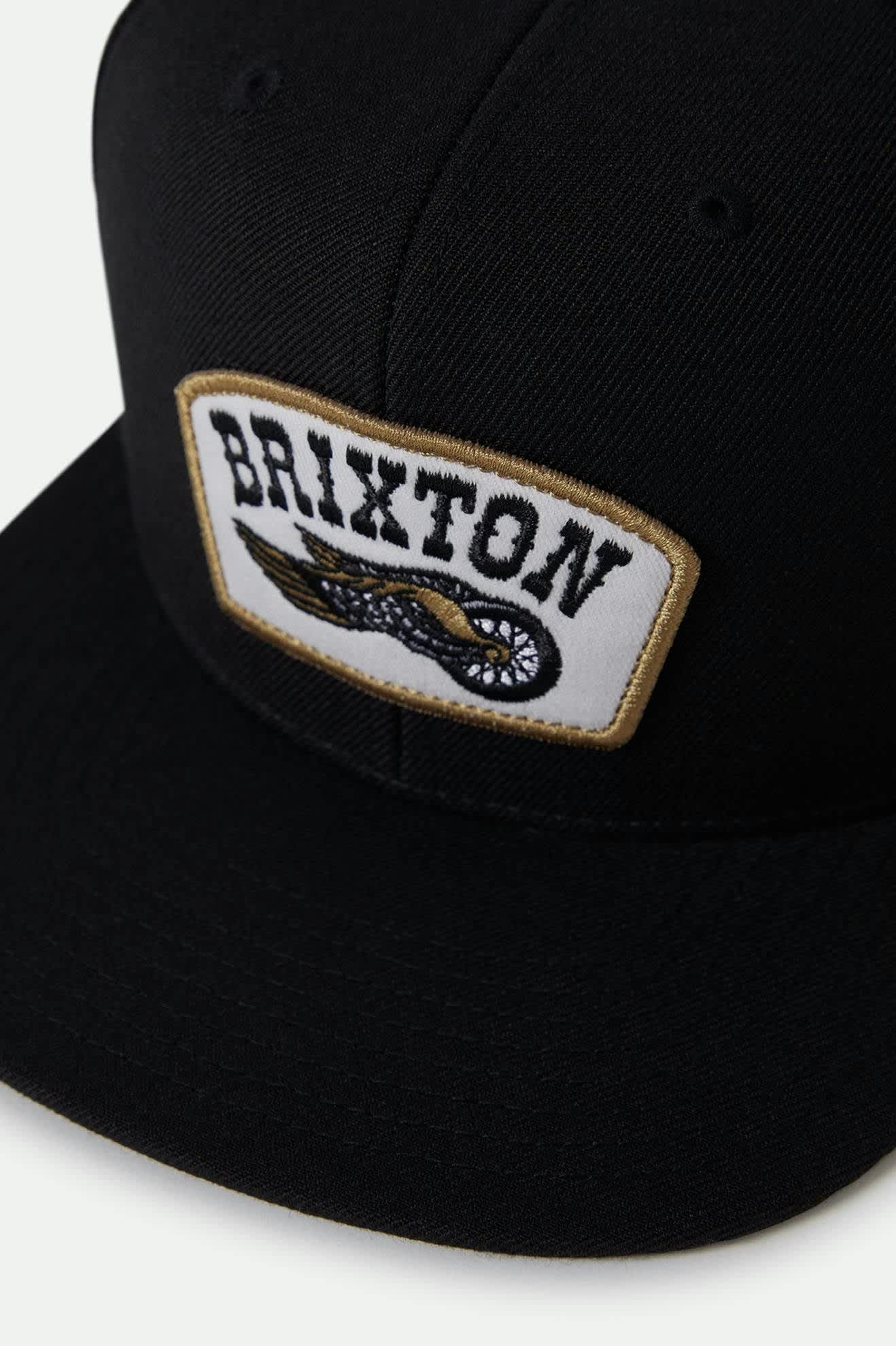 Unisex Roller Snapback in the color Black - Additional Style View