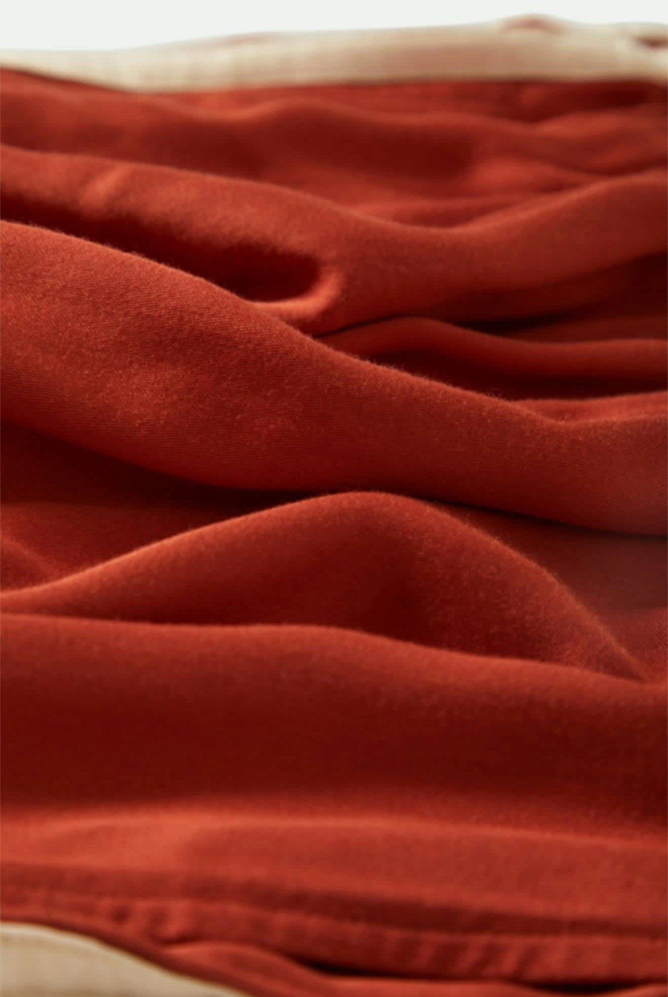 Women's Silky Boxer Short in the color Burnt Brick - Additional Laydown image