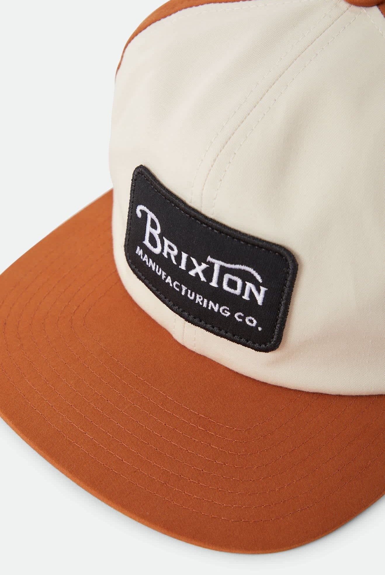 Men's Grade Snapback in the color Whitecap/Caramel - Additional Laydown image