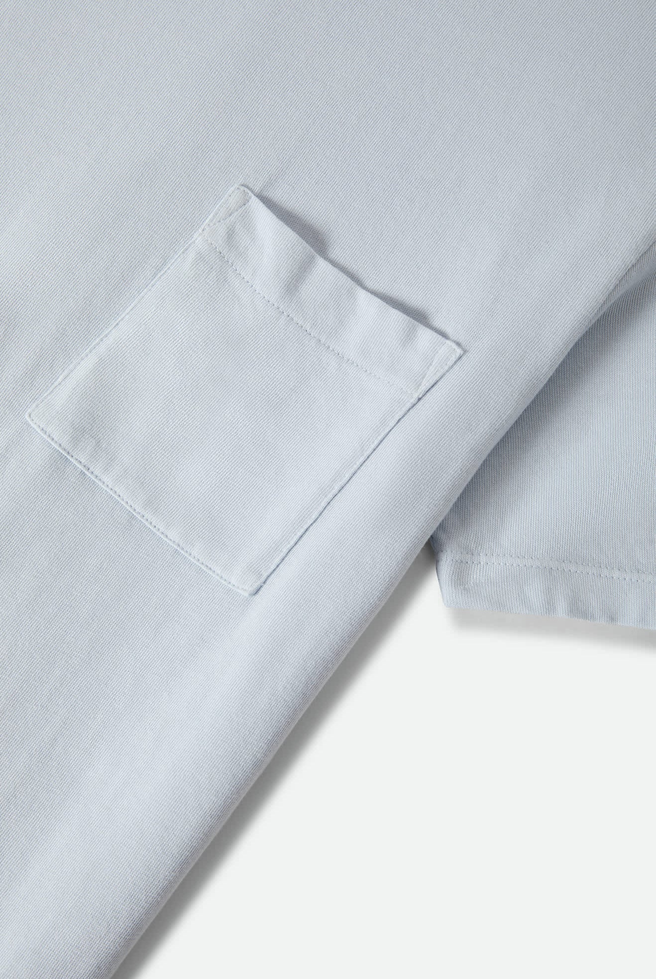 Women's Carefree Organic Garment Dye Perfect T-Shirt in the color Blue Aura - Additional Laydown image