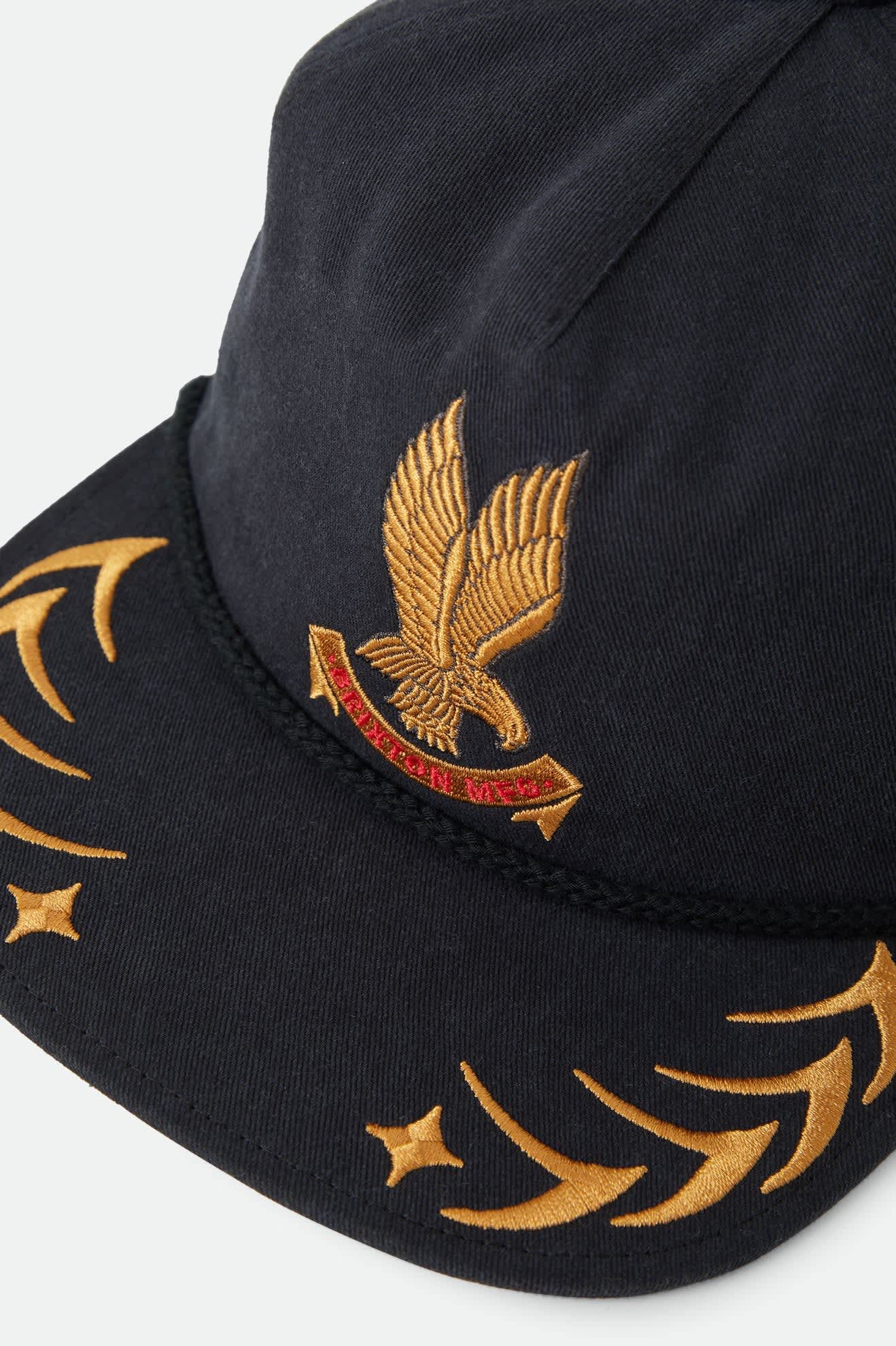 Unisex Covall Snapback in the color Black - Additional Laydown image