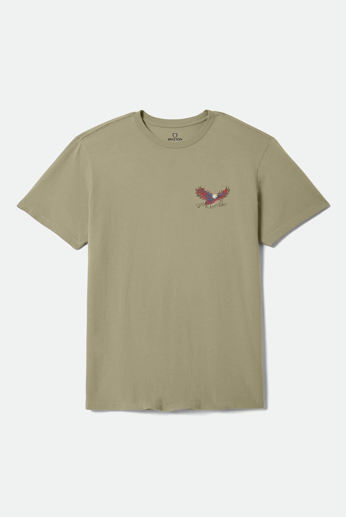 Men's Blazing Standard T-Shirt in the color Olive Surplus Worn Wash - Front Product Laydown Image