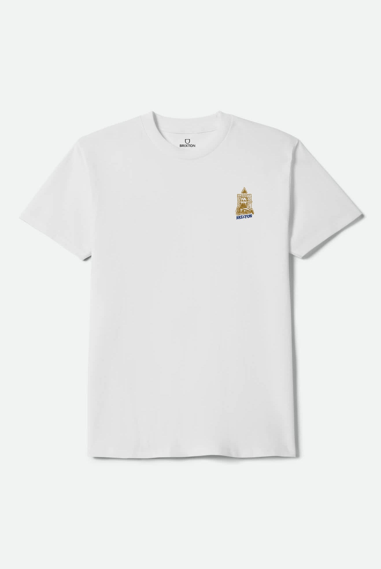 Men's Fantasy Short Sleeve Shirt in the color White - Front Product View