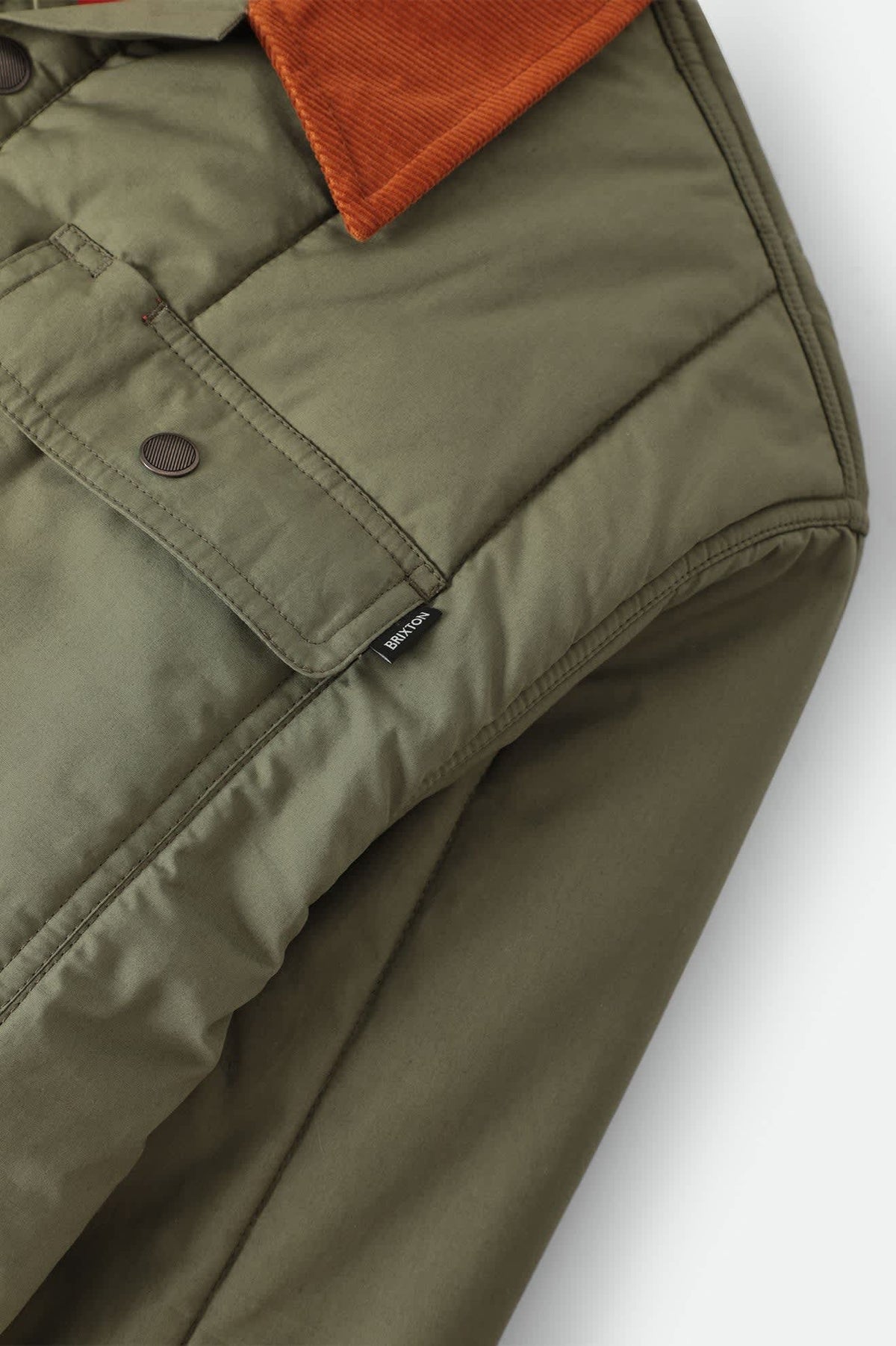 Men's Cass II Jacket in the color Olive Surplus - Additional Laydown image