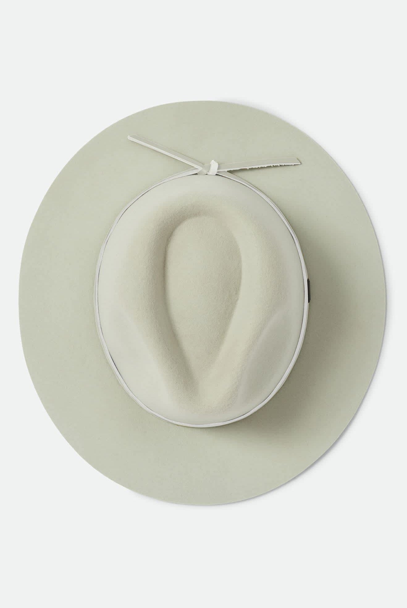 Unisex Wesley Fedora in the color Seafoam - Additional Laydown image
