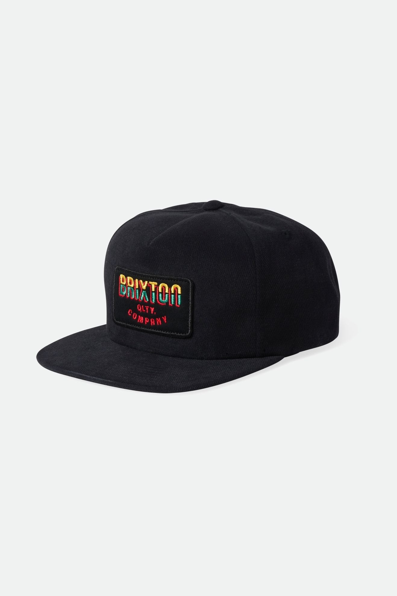 Brixton Men's Neighbor MP Snapback - Black Sol Wash | Profile