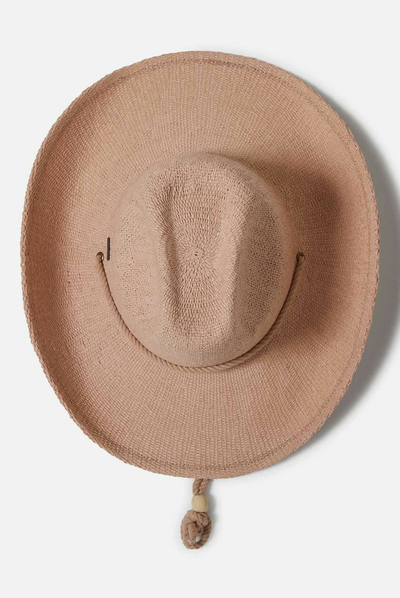Women's Austin Straw Cowboy Hat in the color Soft Pink - Additional Laydown image